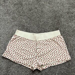 Brandy Melville Strawberry Cotton Shorts